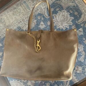 Rebecca Minkoff tan suede tote